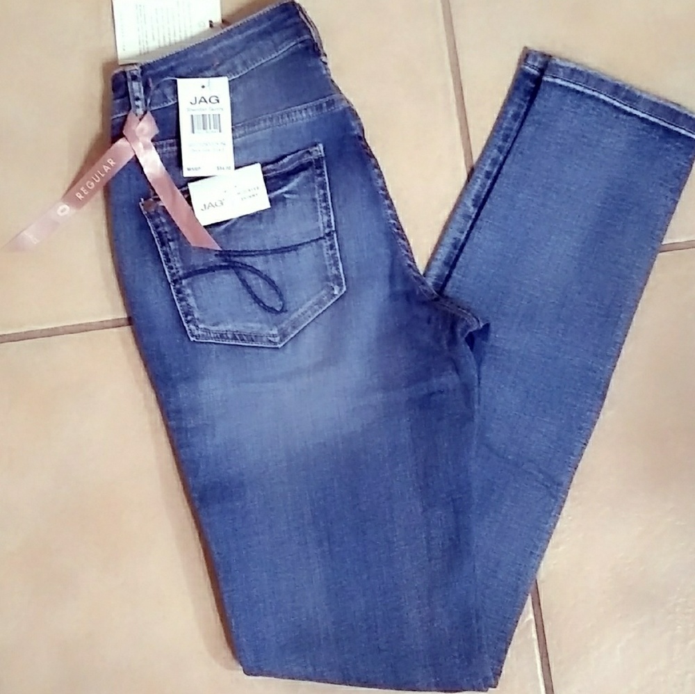 Jag Sheridan skinny jeans NWT size 0 mid rise blue